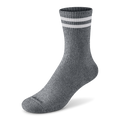 Anytime Crew Sock - Natural Grey Heather/Natural White