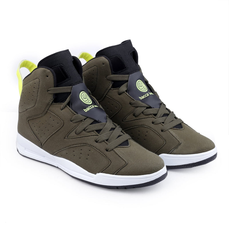 Bacca Bucci Men DEMON High-top Shoes with Flat outsole High-Street Fashion Sneakers