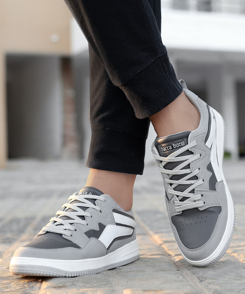 Bacca Bucci HEBRON Low-top Street Men's Fashion Sneakers with Lightweighted Rubber Outsole