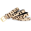 Women Tan Leather Belts