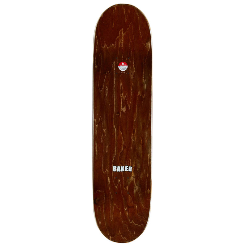 Baker Brand Logo Skateboard Deck - Black/White - 8.125"