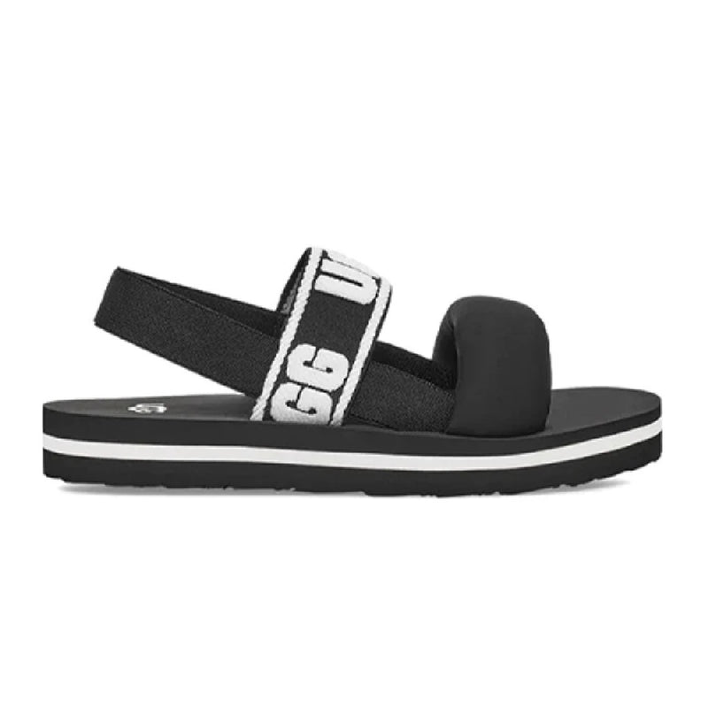 Big Kid's and Little Kid's UGG Zuma Sling Slide Black (1112973K-BLK)