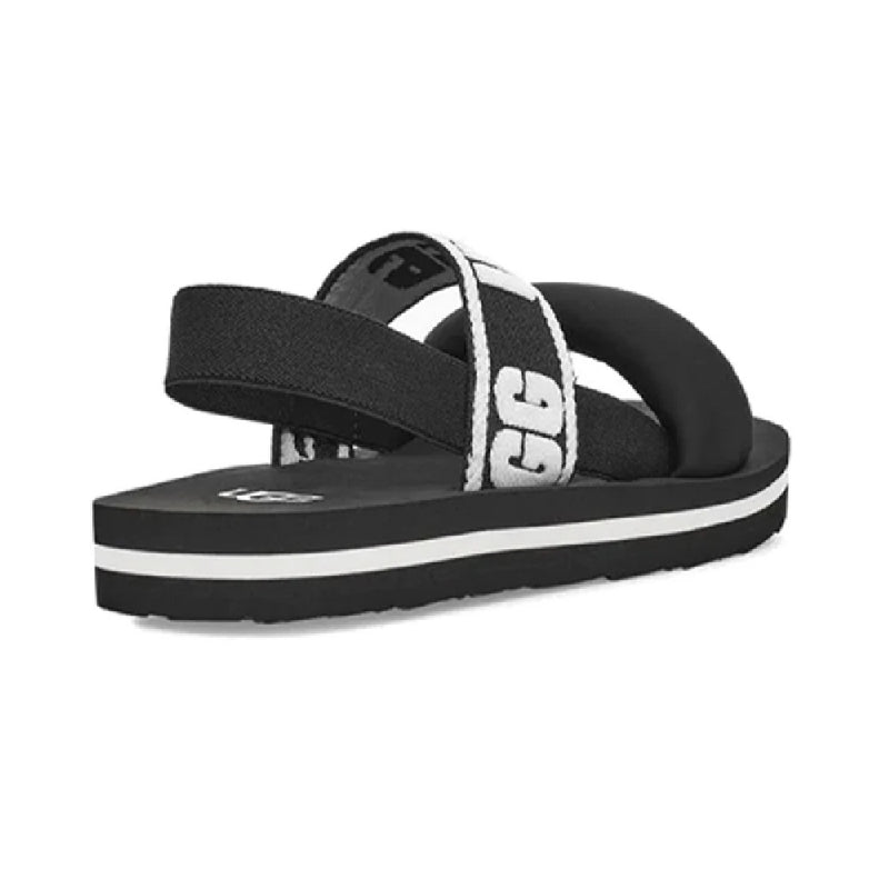 Big Kid's and Little Kid's UGG Zuma Sling Slide Black (1112973K-BLK)