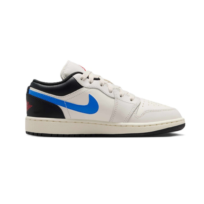 Big Kid's Jordan 1 Low Phantom/University Red-Sail (553560 027)
