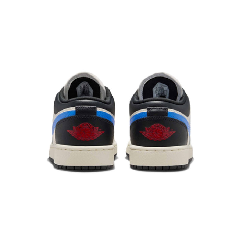 Big Kid's Jordan 1 Low Phantom/University Red-Sail (553560 027)