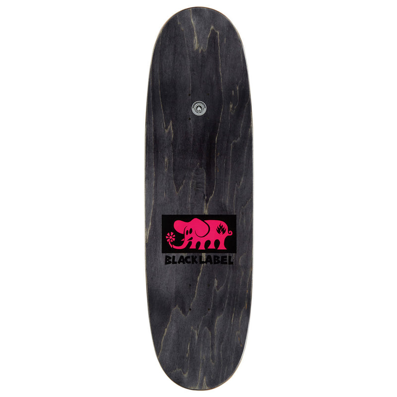 Black Label Elephant Block Tugboat Shape Skateboard Complete - Pink - 9.50"