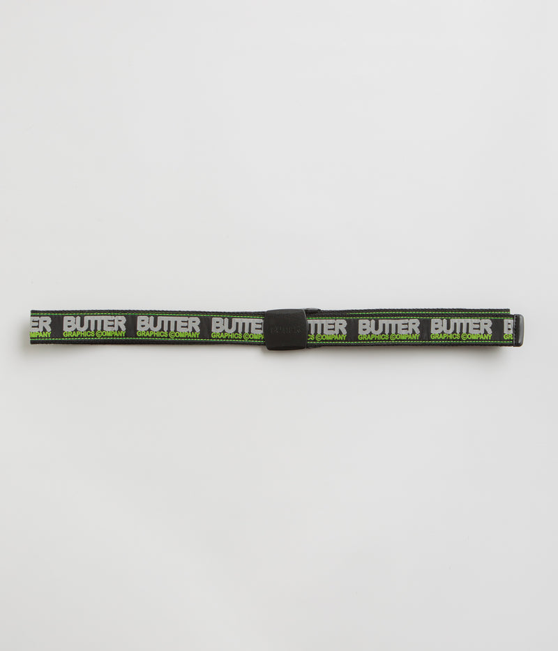 Butter Goods Program Woven Belt in Black