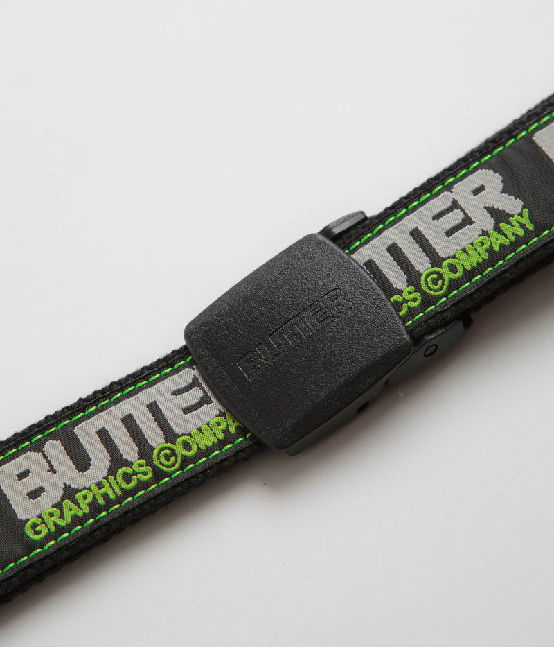 Butter Goods Program Woven Belt in Black