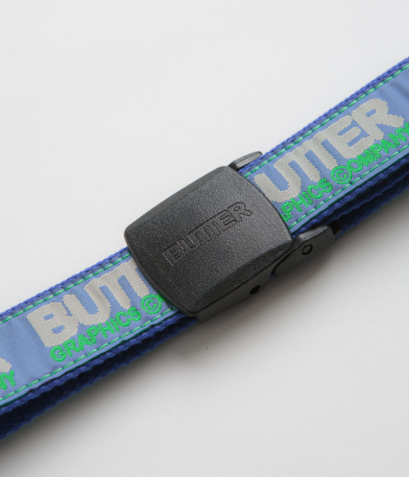 Butter Goods Program Woven Belt in Blue