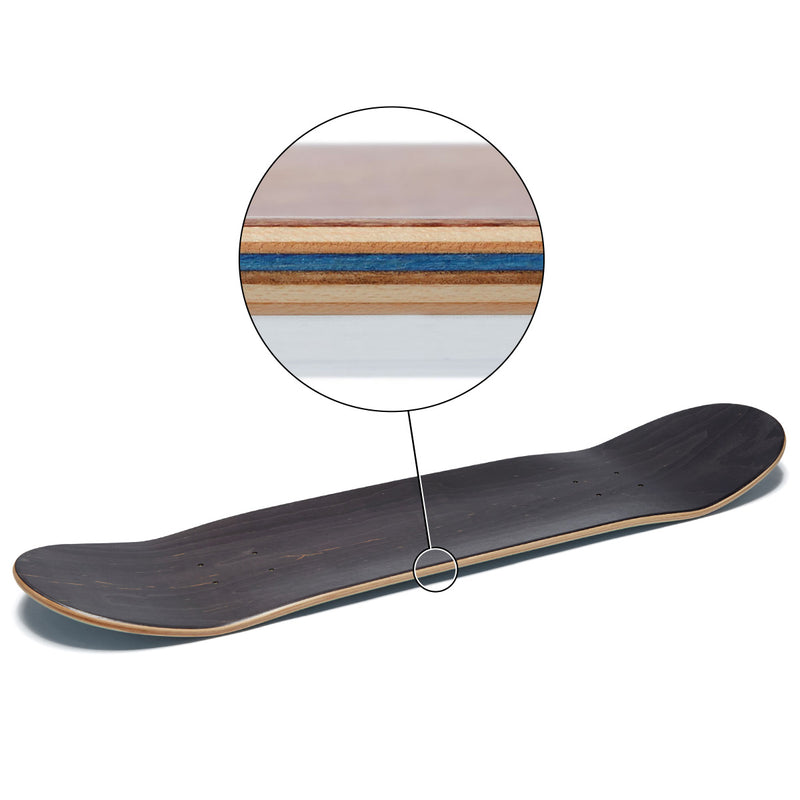 CCS Amoir Libre Embossed Mini Skateboard Complete - Black