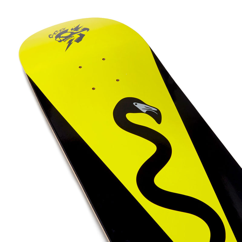 CCS Grim Surfer Skateboard Complete - Black/Yellow