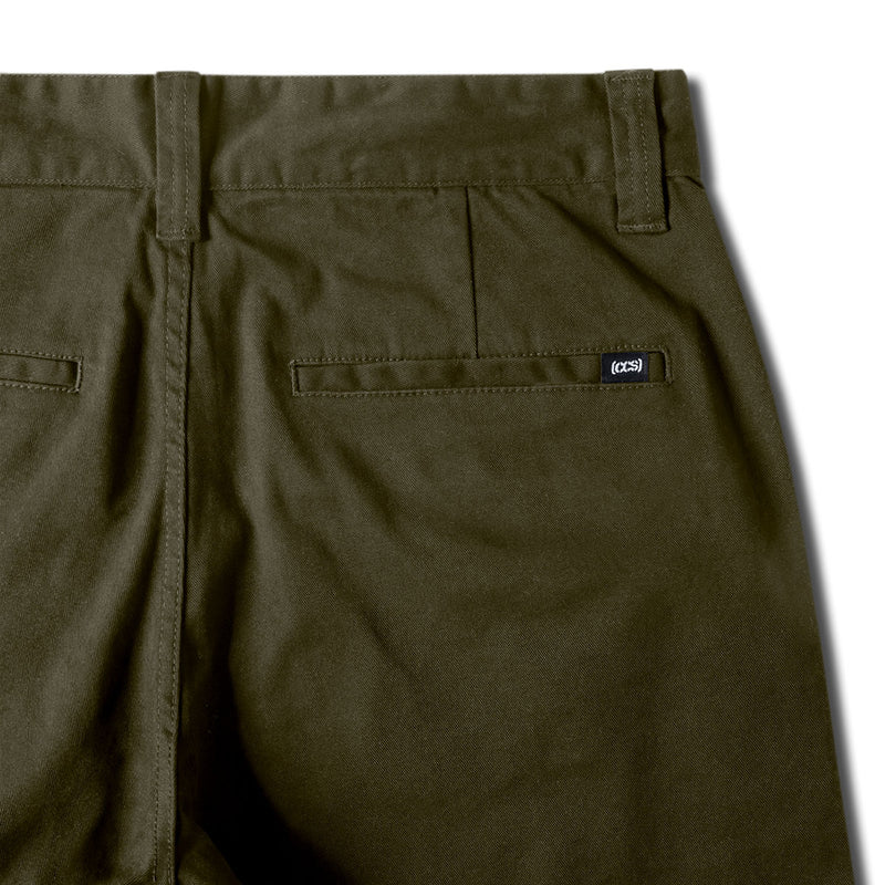 CCS Slim Stretch Chino Pants - Olive