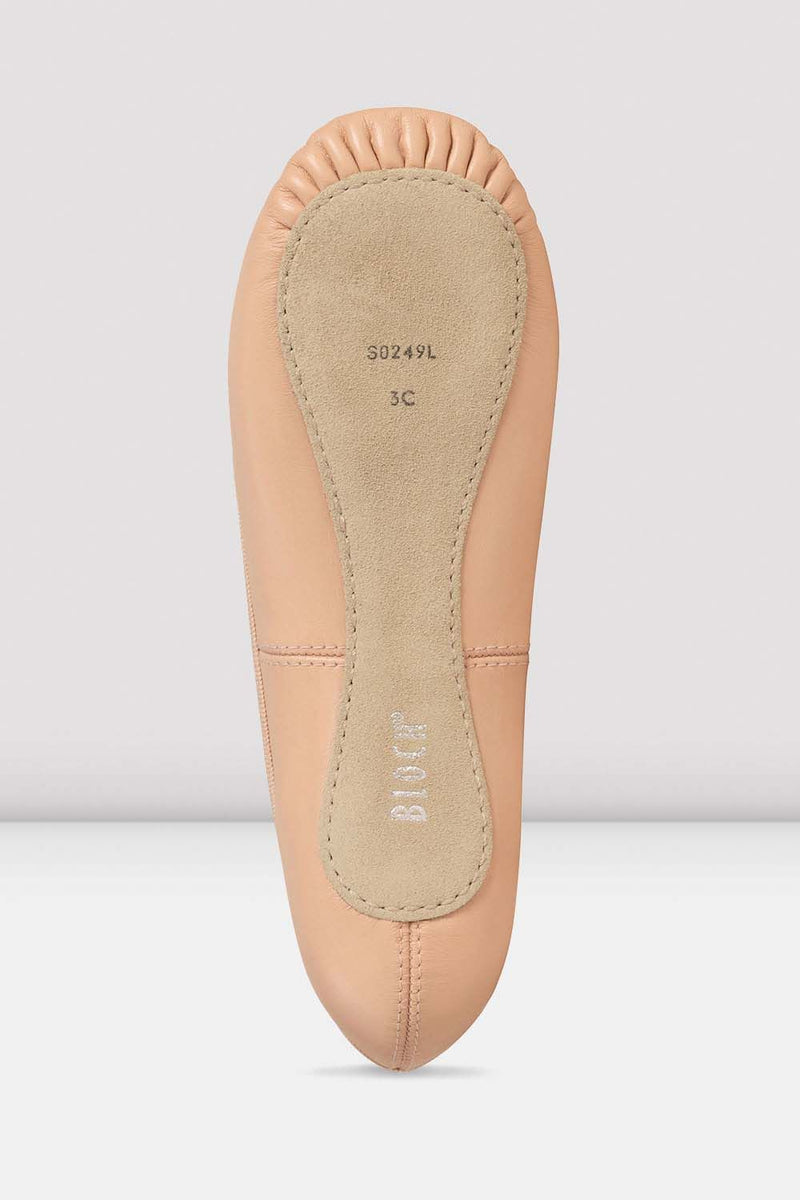 Childrens Giselle Leather Ballet Shoes - BLOCH US