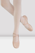 Childrens Odette Leather Ballet Shoes - BLOCH US