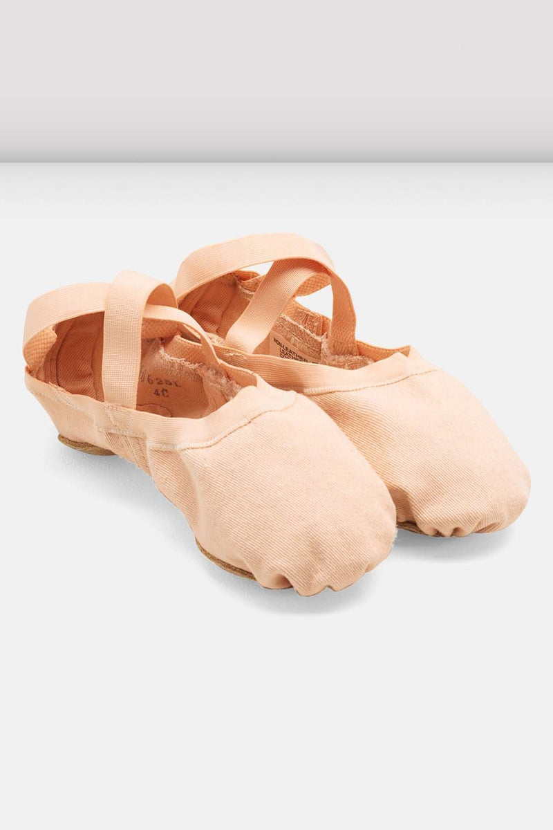 Childrens Synchrony Stretch Canvas Ballet Shoes - BLOCH US