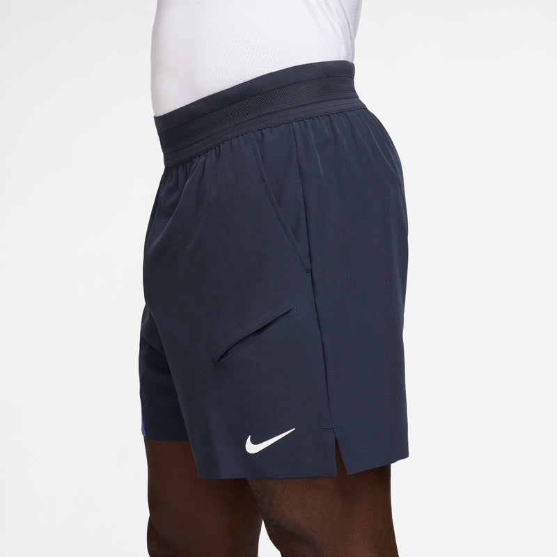 Court Advantage Slam Short in Dark Obsidian/Sapphire/White