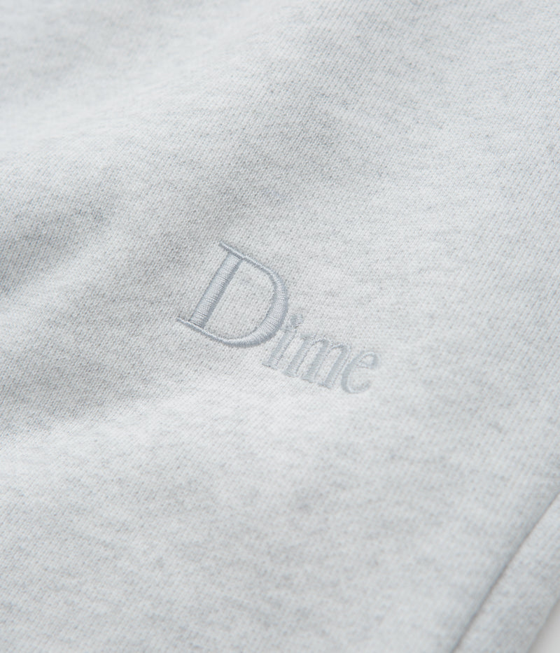 Dime Classic Small Logo Sweatpants in Ash