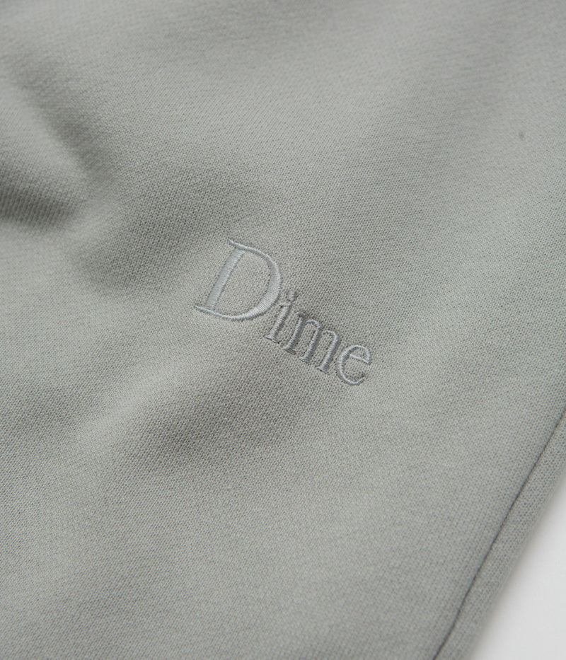 Dime Classic Small Logo Sweatpants in Gravel