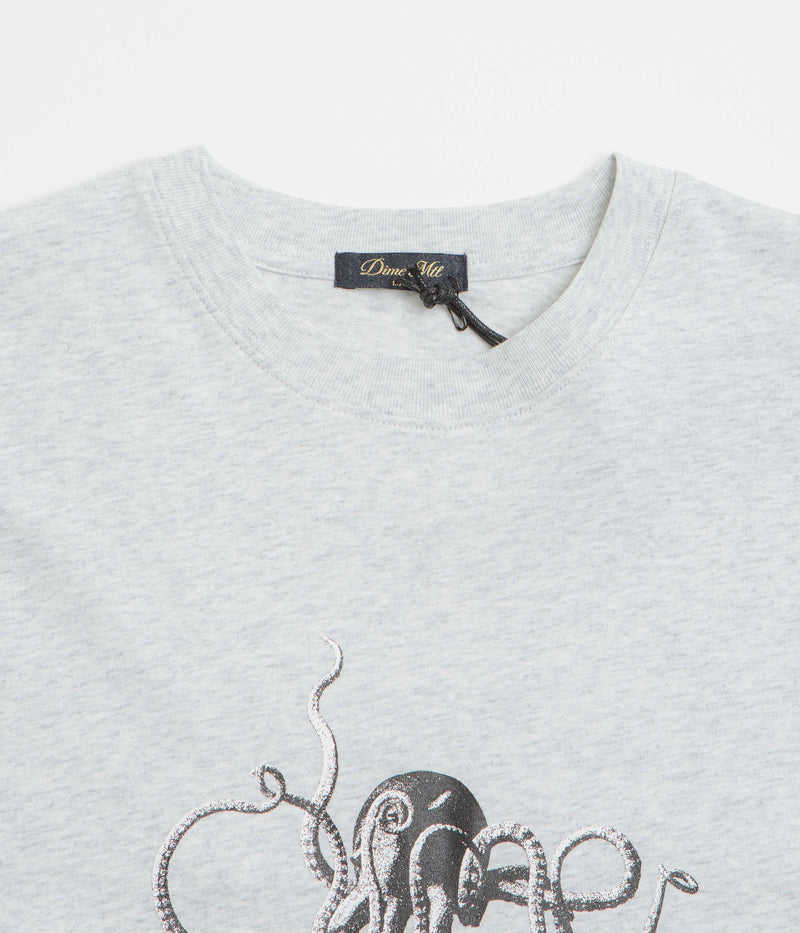Dime Octopus T-Shirt in Ash