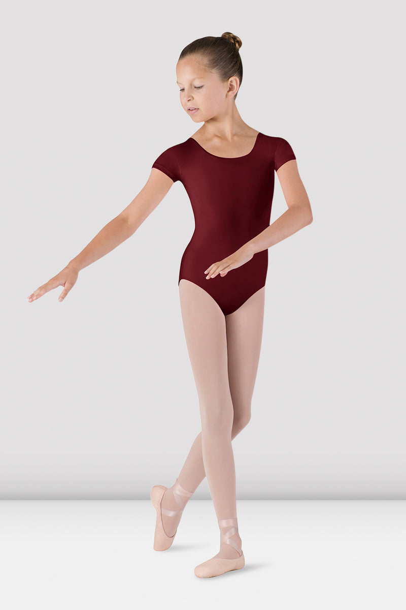 Girls Dujour Cap Sleeve Leotard - BLOCH US