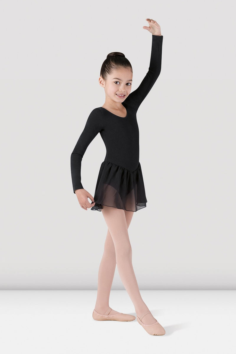 Girls Long Sleeve Skirted Leotard - BLOCH US