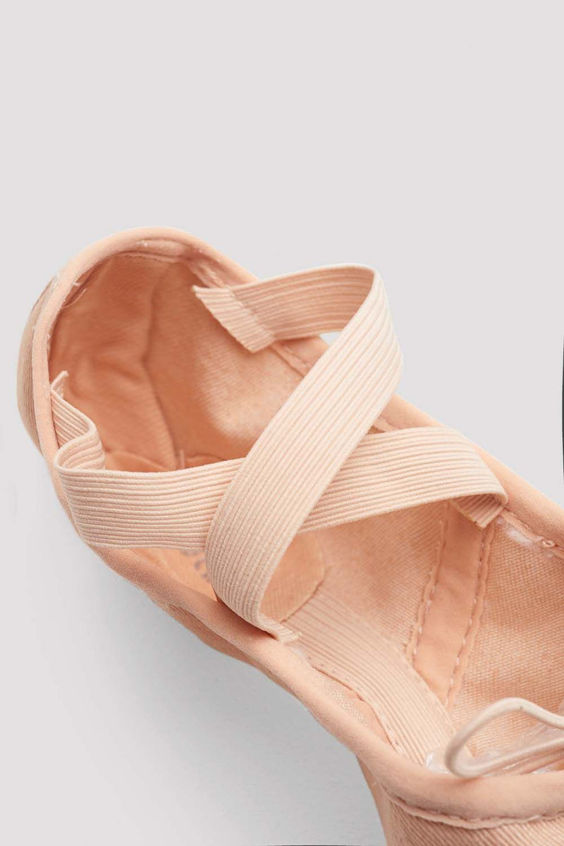 Girls Zenith Stretch Canvas Ballet Shoes - BLOCH US