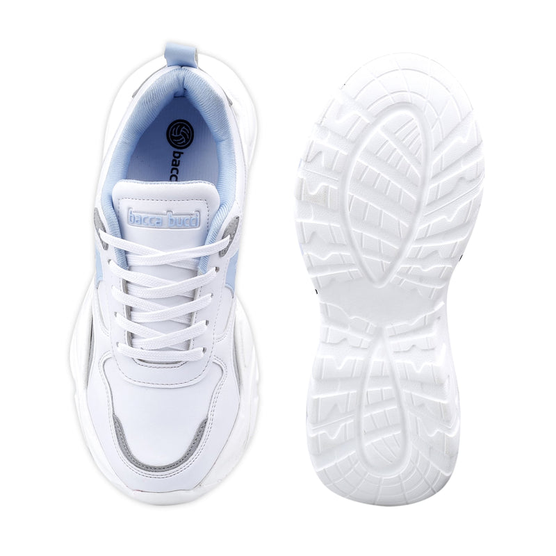 Bacca Bucci HARPER Low-top Platform Fashion Sneakers For Women | StreetWear Chunky Sneakers