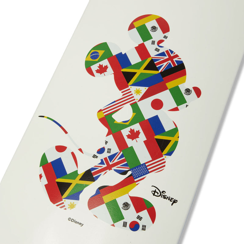 HUF x Mickey Mouse Worldwide Tour Skateboard Complete - White - 8.25"