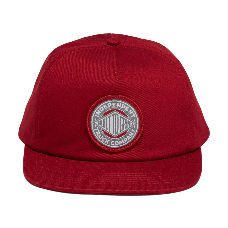 Independent BTG Summit Snapback Hat - Cardinal