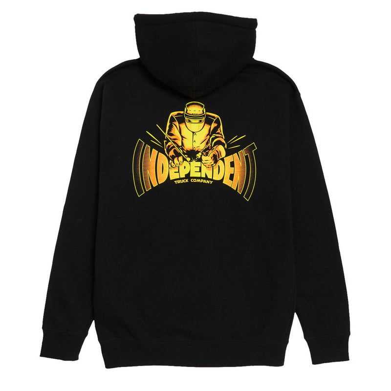 Independent Manufactured Span Zip Up Hoodie - Black