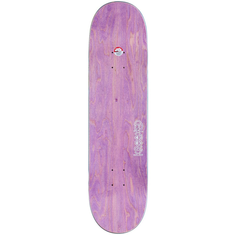Krooked Eyes Easy Rider Skateboard Deck - Green - 8.25"