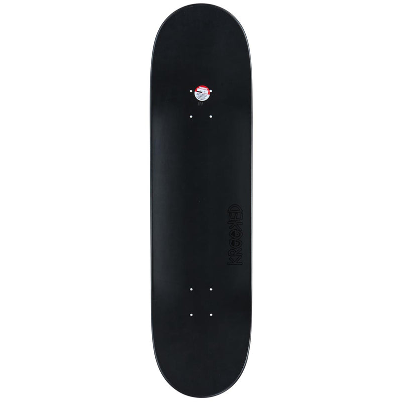 Krooked Eyes Skateboard Complete - Black - 8.50"