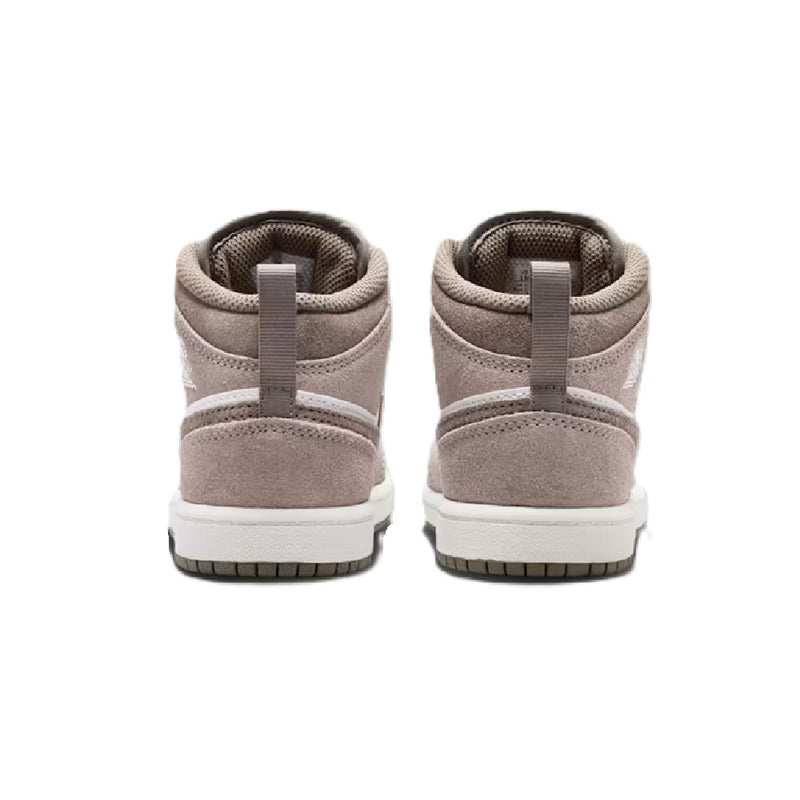 Little Kid's Jordan 1 Mid Enigma Stone/Olive Grey (DQ8424 003)