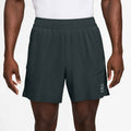 Men's Court Advantage Dri-FIT 6" Tennis Shorts in Black Spruce/White