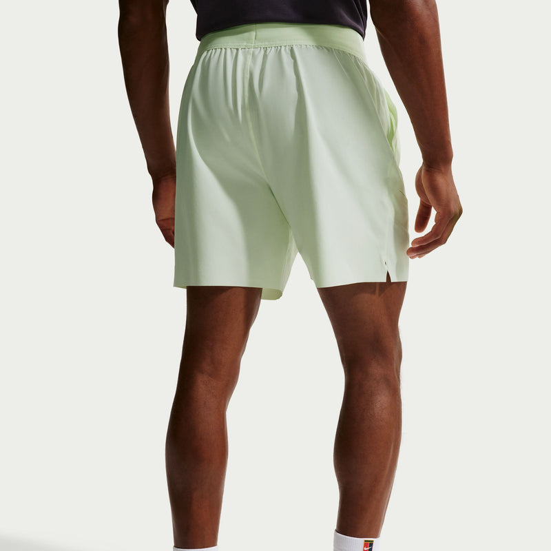 Men's Court Advantage Dri-FIT 6" Tennis Shorts in Volt Tint/Black
