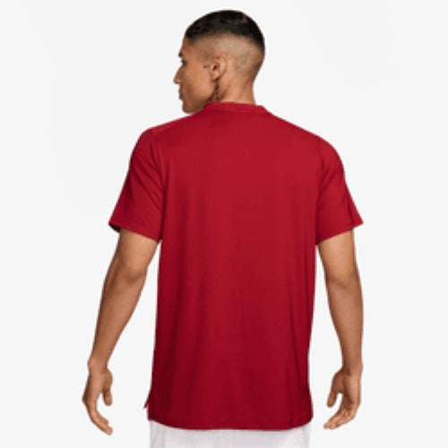 Men's Court Advantage Dri-FIT Tennis Top in Gym Red/White