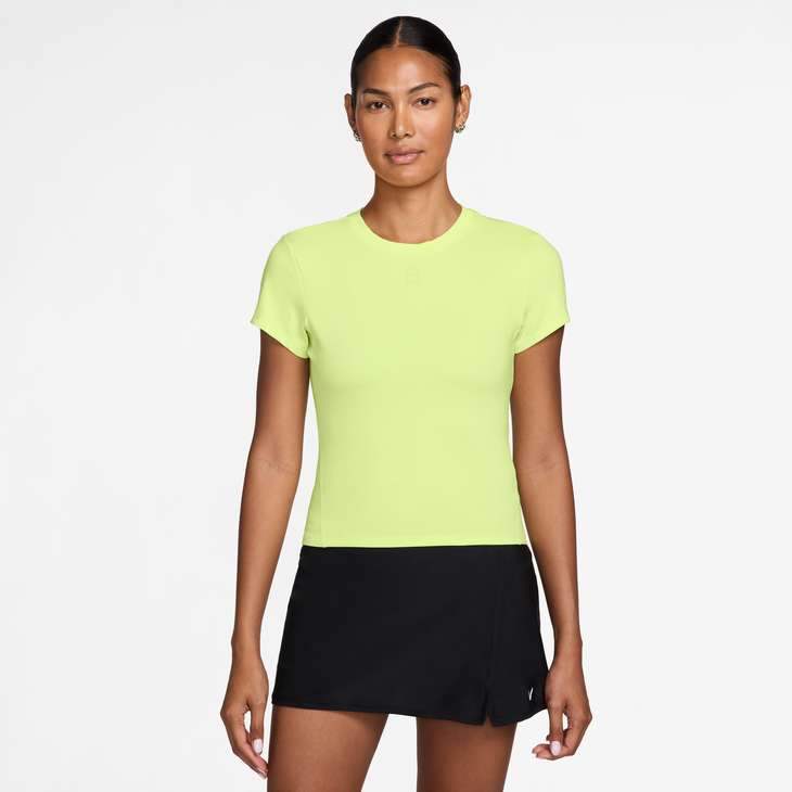 Men's Court Advantage Dri-FIT Tennis Top in Lt Lemon Twist/Lt Lemon Twist