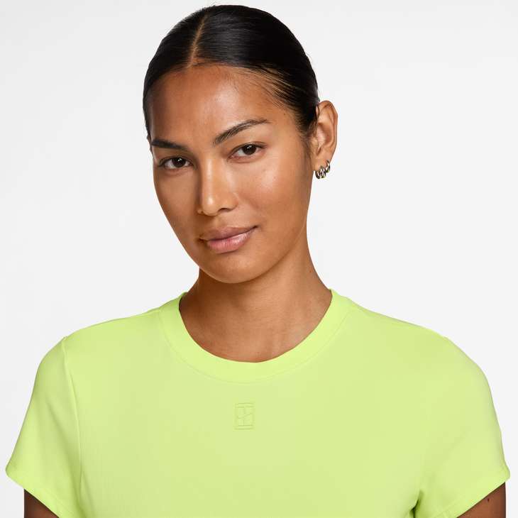 Men's Court Advantage Dri-FIT Tennis Top in Lt Lemon Twist/Lt Lemon Twist