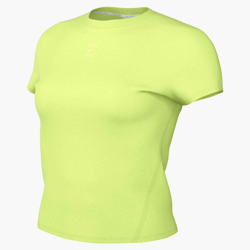 Men's Court Advantage Dri-FIT Tennis Top in Lt Lemon Twist/Lt Lemon Twist