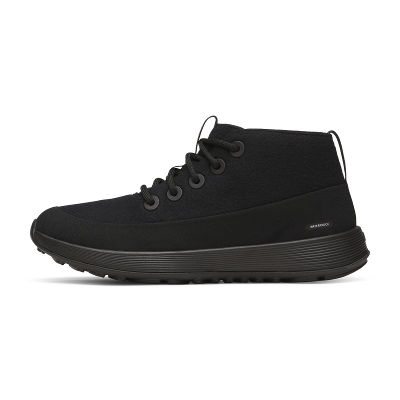 Men's Wool Runner NZ Mid Waterproof - Natural Black (Natural Black Sole)