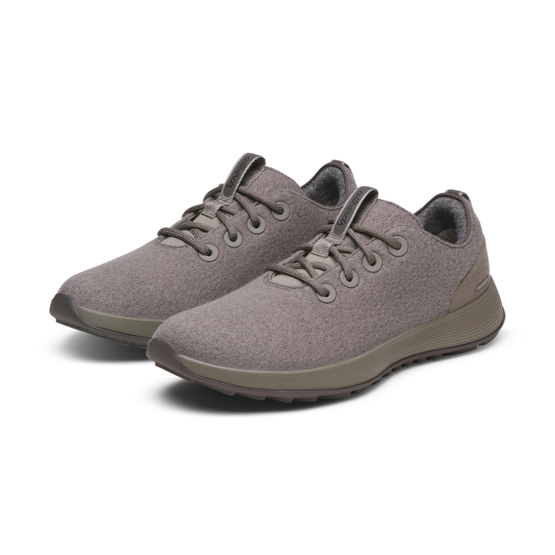 Men's Wool Runner NZ Waterproof - Weathered Brown (Weathered Brown Sole)