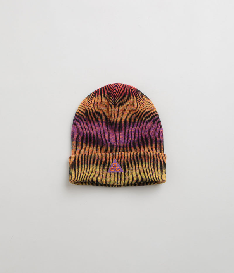 Nike ACG Peak Beanie in Safety Orange and Lightening / Safety Orange