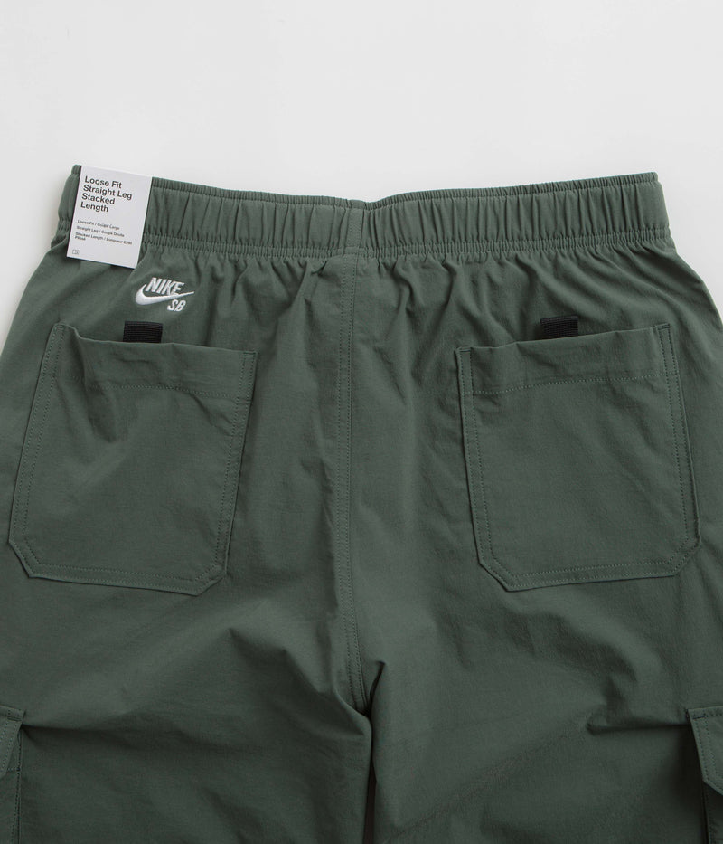 Nike SB Kearny Cargo Pants in Vintage Green and White