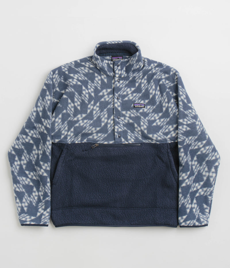 Patagonia Retro Pile 1/2 Snap Fleece in New Navy