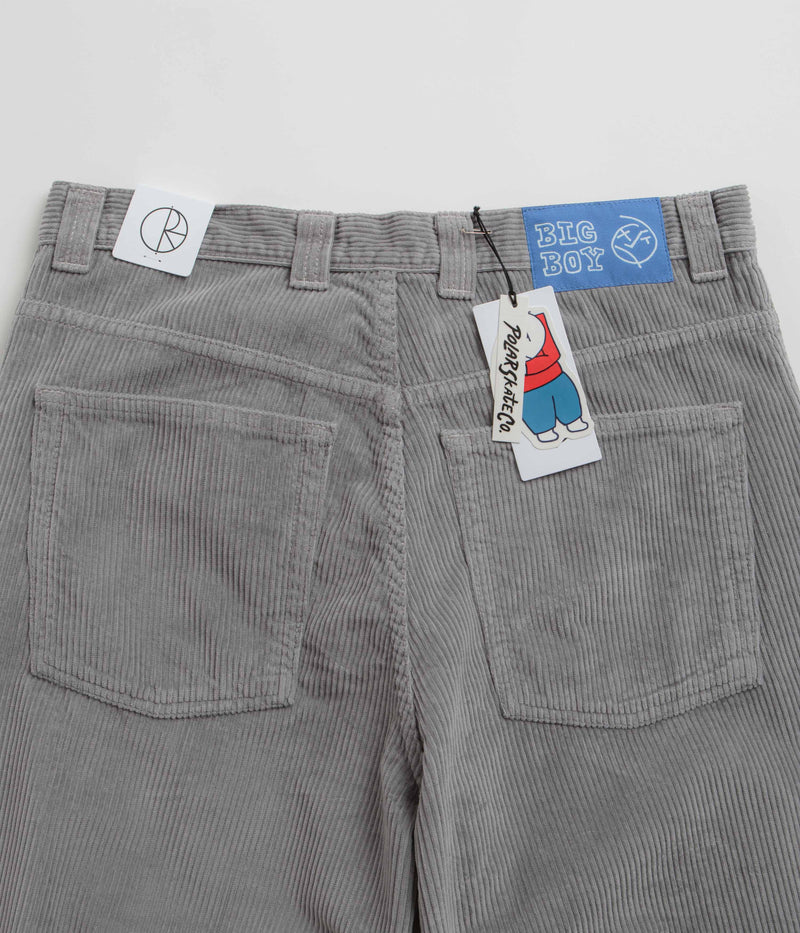 Polar Big Boy Cord Pants in Silver