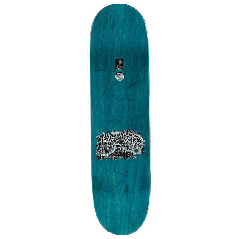 Polar Nick Boserio Silver Devil Short Shape Skateboard Deck - 8.50"