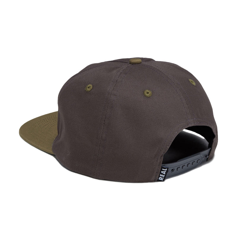 Real EMB Hat - Charcoal/Tan