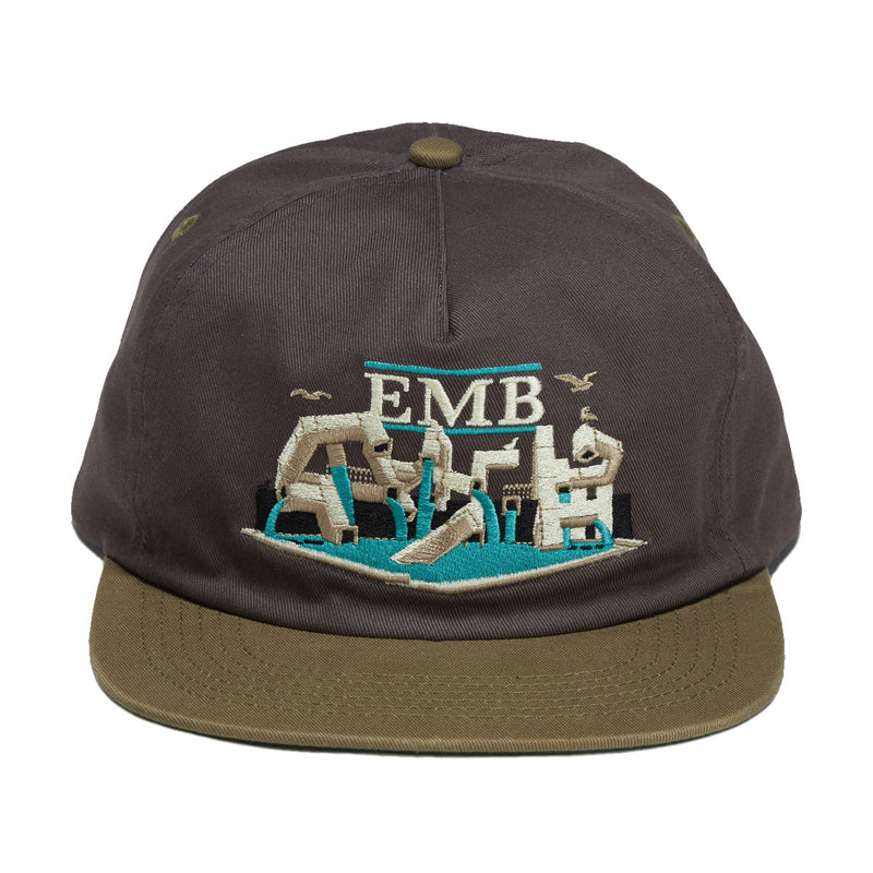 Real EMB Hat - Charcoal/Tan