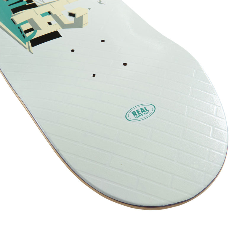 Real EMB Team Skateboard Complete - White - 8.25"