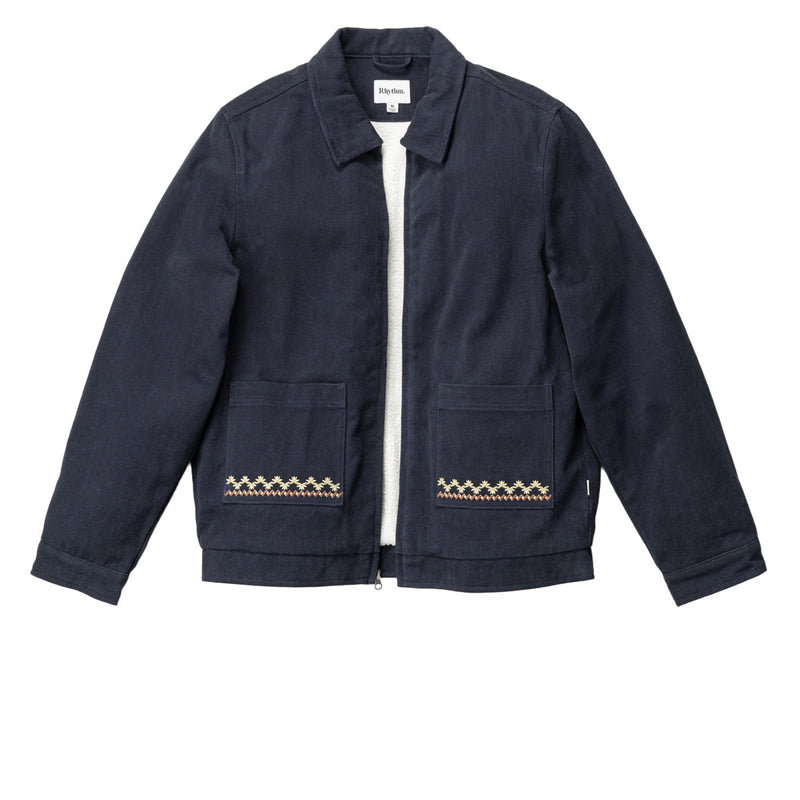 Rhythm Arugam Twill Jacket - Midnight Navy